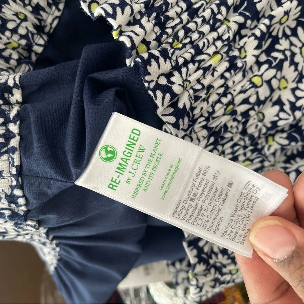 NWT J. Crew Daisy rushed waistband skirt size 10